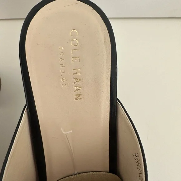 Cole Haan Leather Sandals 4" size 10.5 - Picture 3 of 10